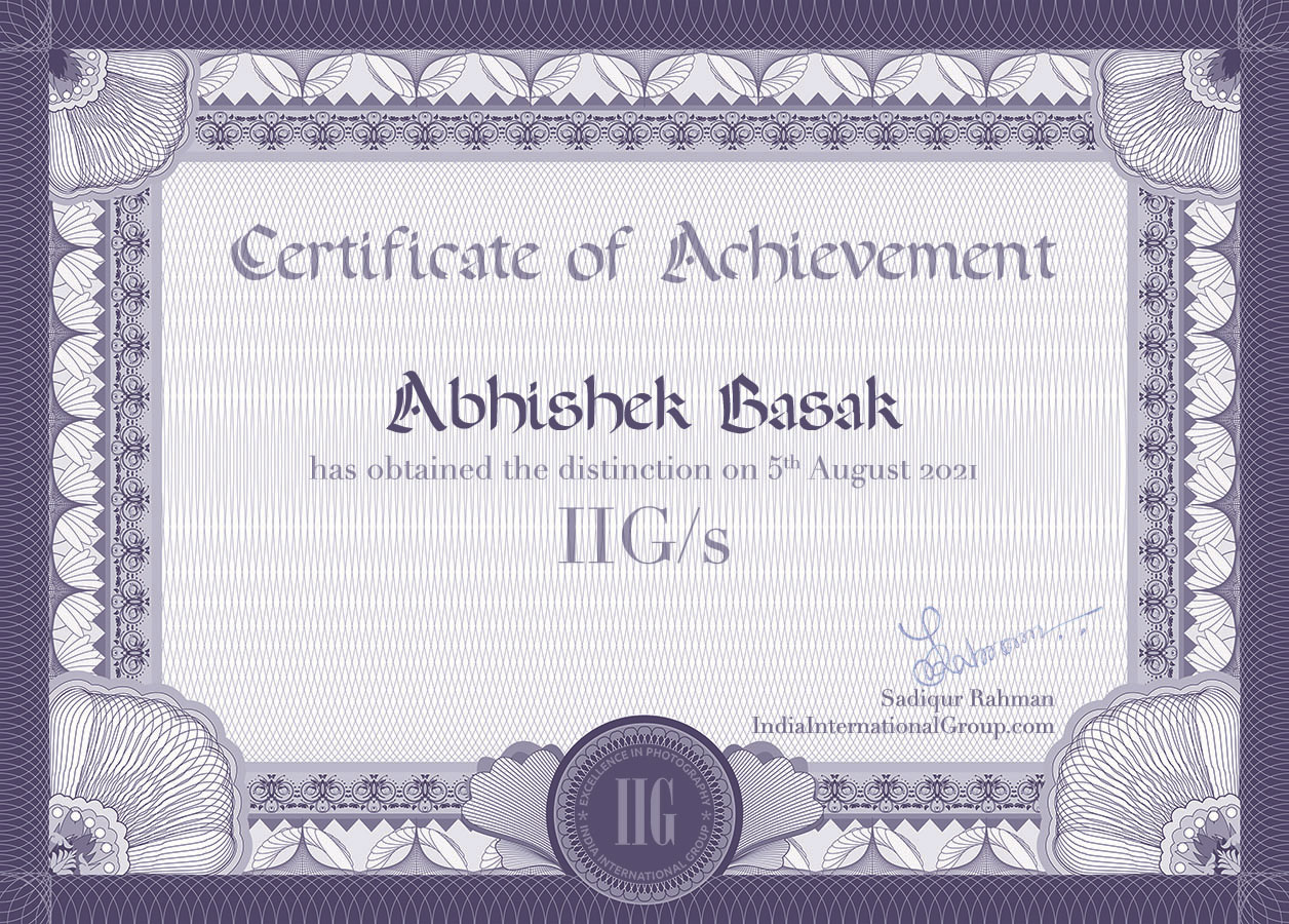 IIG/s Certificate